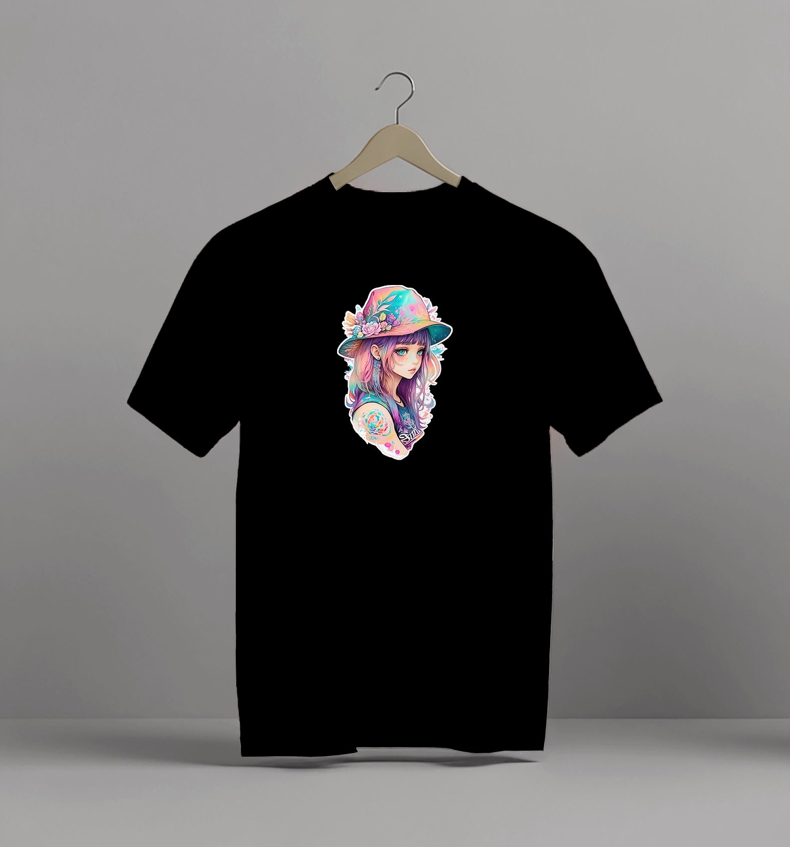 Girl with Hat T-shirt