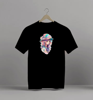 Girl with Hat T-shirt