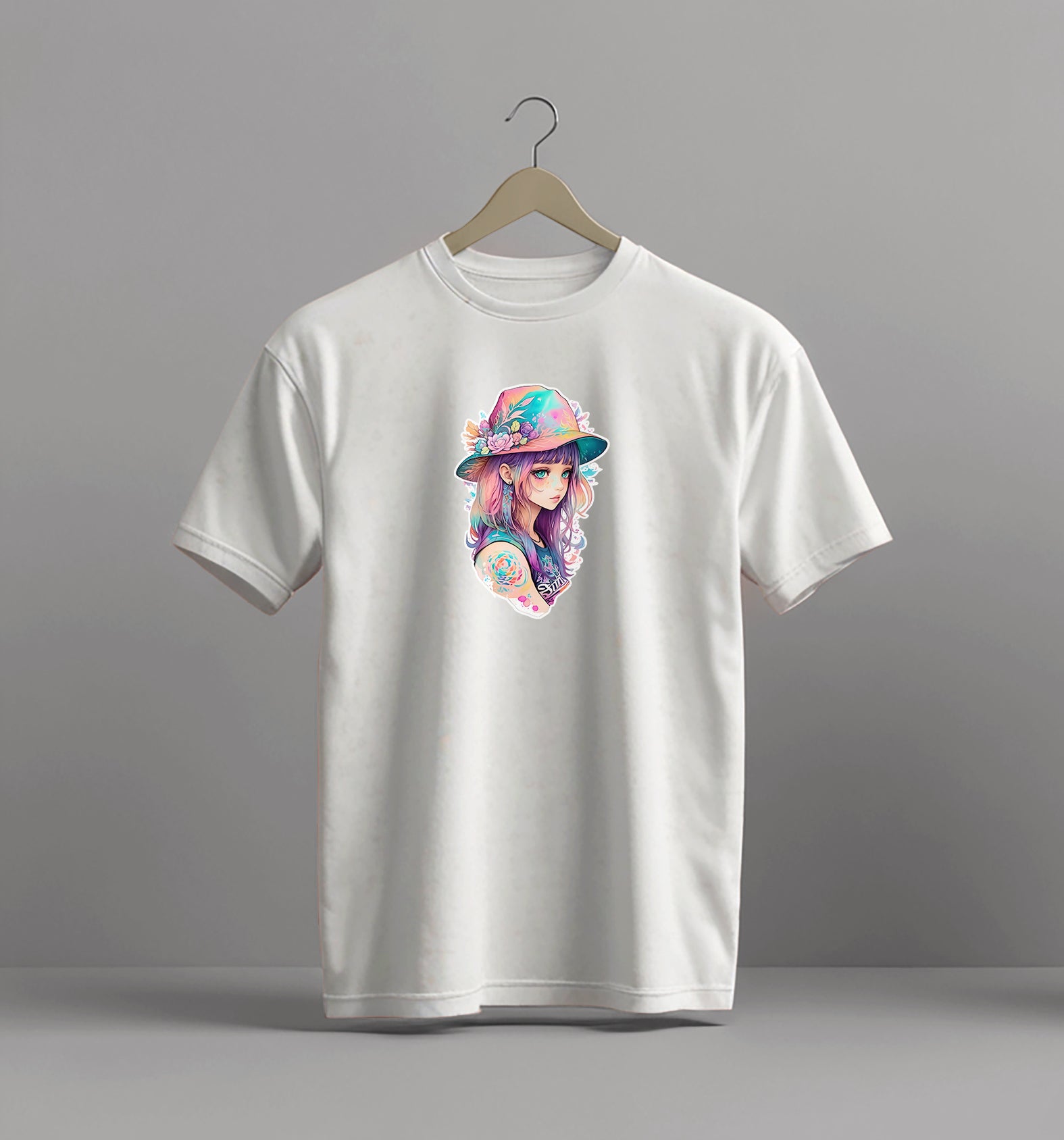 Girl with Hat T-shirt