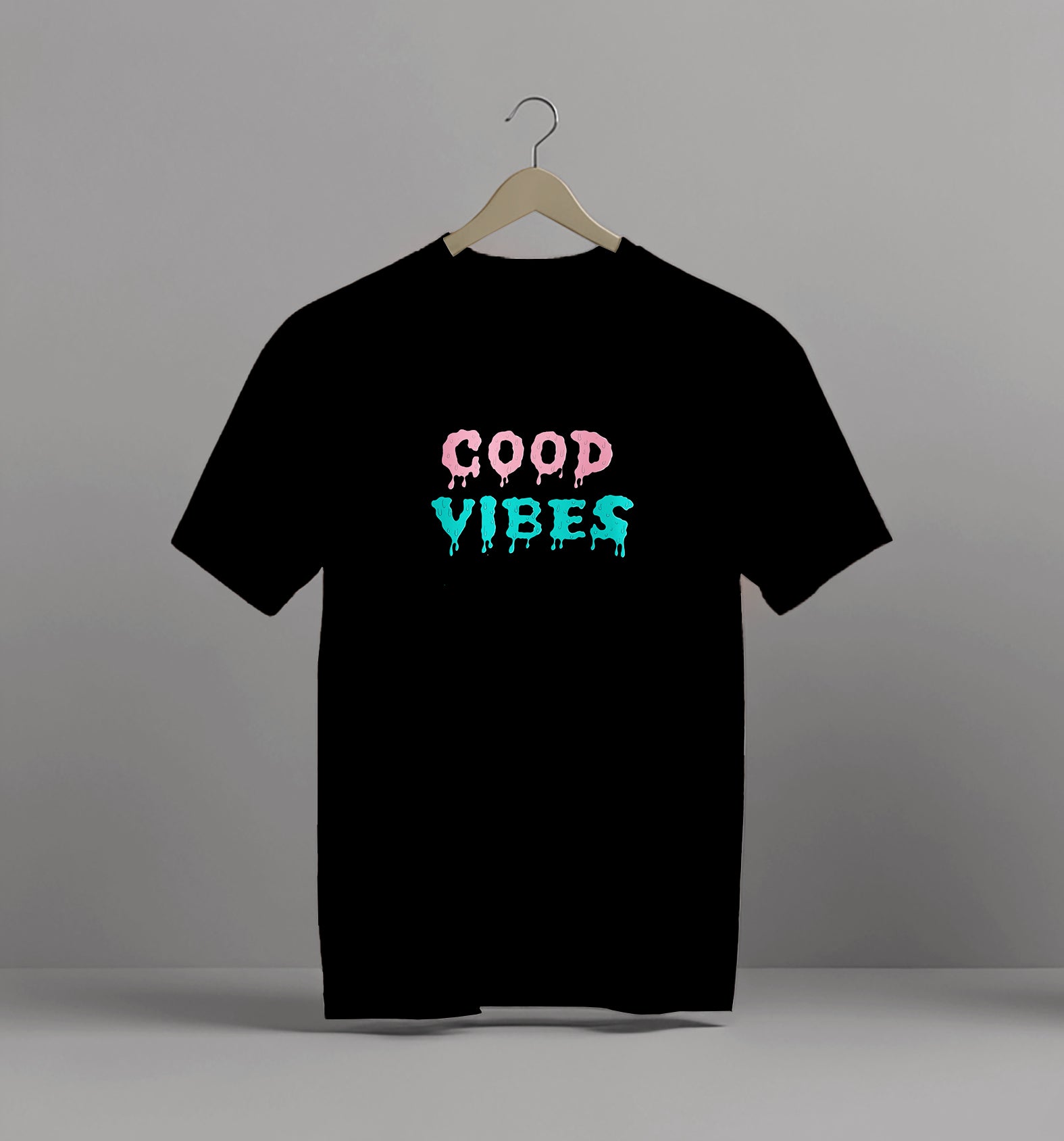 Good Vibes Retro Design T-shirt