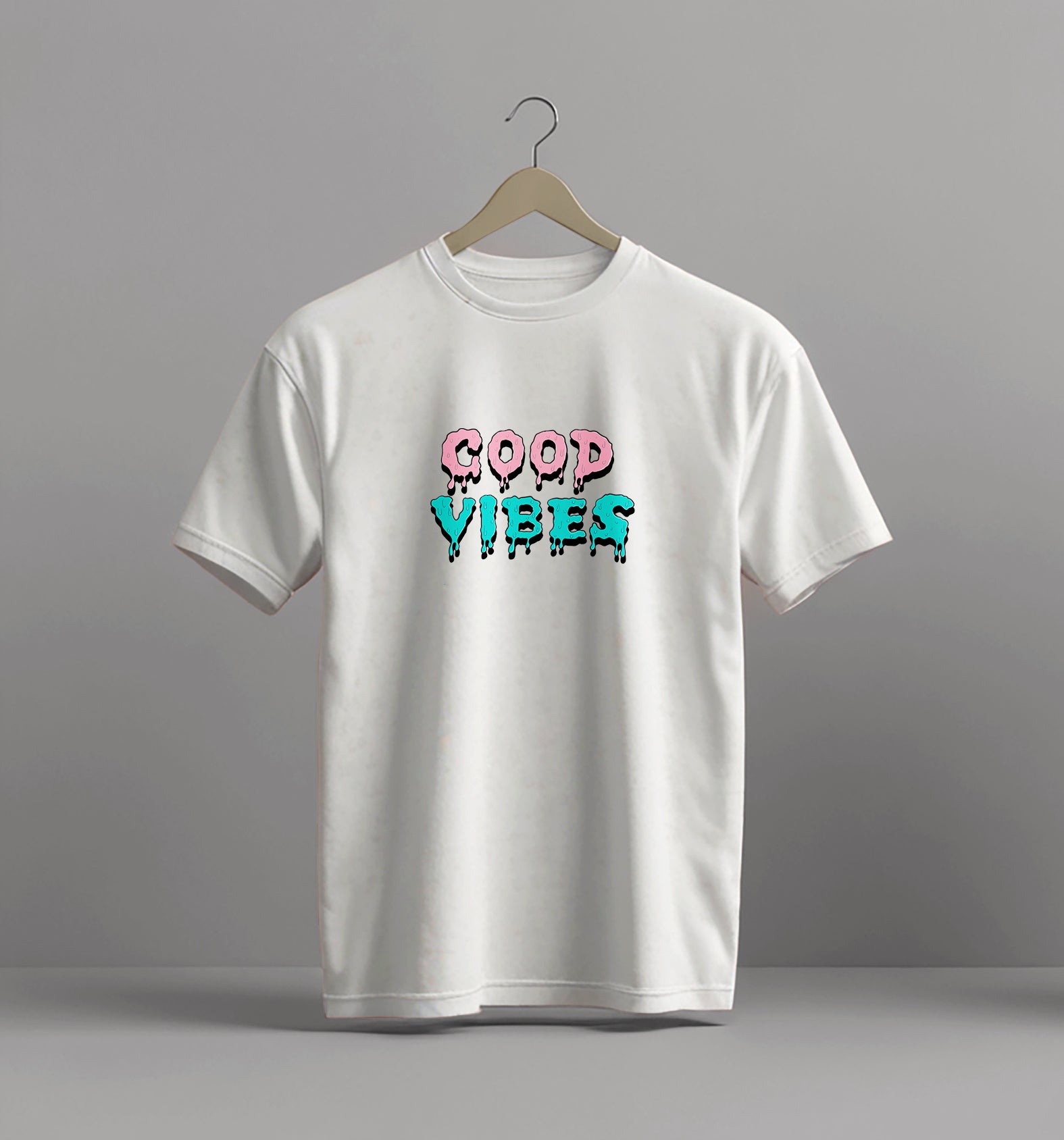 Good Vibes Retro Design T-shirt
