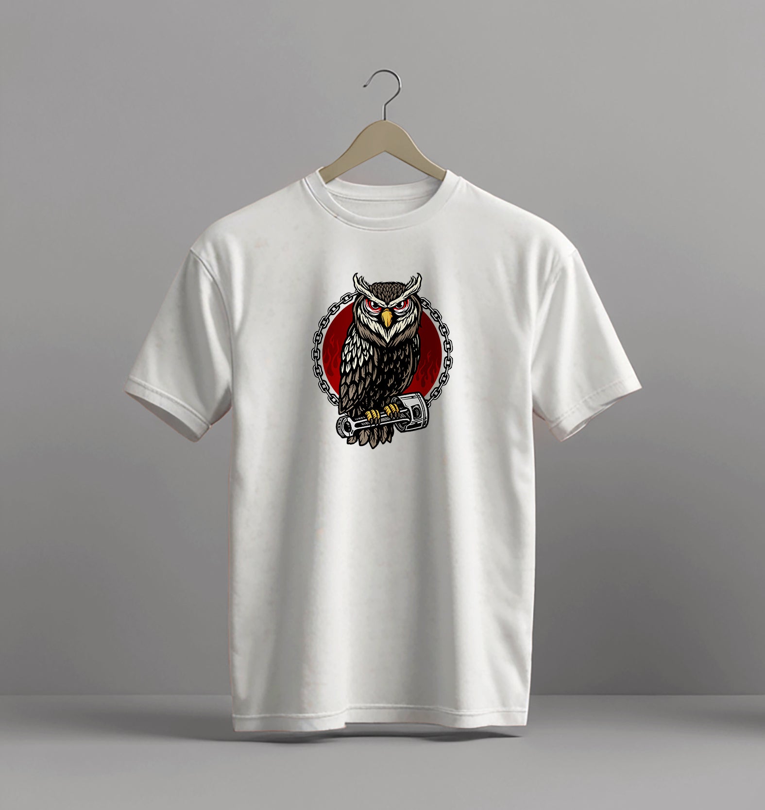Owl on Piston T-Shirt